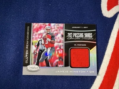 2017 Panini Certified - Clutch Performers Jameis Winston #DP-JW /399 (MEM) - Image 1 of 2