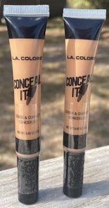 Lot of (2) L.A. COLORS Conceal It Cover & Correct Concealer DEEP CC568 - Picture 1 of 5