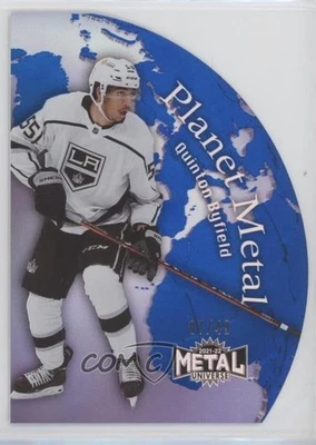 2021-22 Skybox Metal Universe Platinum Achievement /49 Quinton Byfield Rookie RC - Image 1 of 2