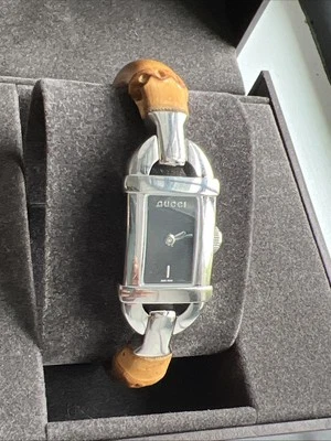 Reloj GUCCI Bambú Mujer 6800L - De Colección Años 2000 - Nuevo en Caja Foto 1 de 4