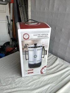 Parrilla giratoria eléctrica vertical sin humo 360 nueva en caja acero inoxidable - Imagen 1 de 6