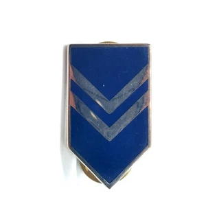 Air Force ROTC 1st Lieutenant Anstecknadel blau & silberfarben Chevron 2 Streifen - Bild 1 von 3