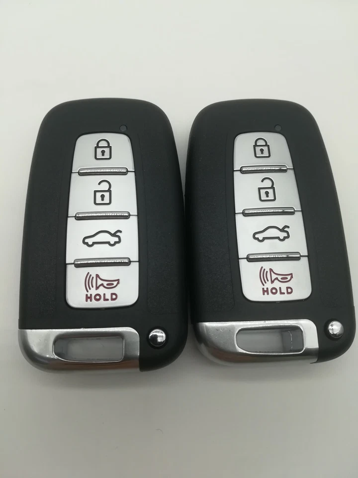 Carcasa de llave 2*Fob para HYUNDAI GENESIS SONATA EQUUS VELOSTER AZERA TUCSON ELANTRA Foto 1 de 4