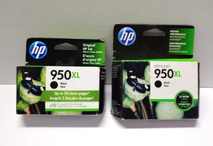 2 oryginalne wkład atramentowy HP 950XL do OfficeJet Pro - czarny (CN045AN # 140) - Zdjęcie 1 z 4