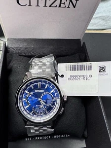 Reloj Hombre Citizen Eco-Drive Calendario Acero Inoxidable Esfera Azul BU2021-51L - Imagen 1 de 12