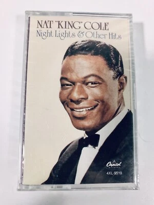 NAT “KING” COLE "Night Lights & Other Hits" Cassette Tape NEW SEALED! - Image 1 of 2