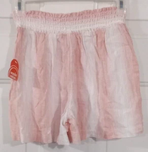 Pantalones Cortos Wonder Nation Niñas Rosa/Blanco Talla Grande (10/12) - Imagen 1 de 4