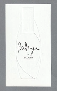 Werbekarte - Advertising Card - Balmya de Pierre Balmain beidseitig - Bild 1 von 2