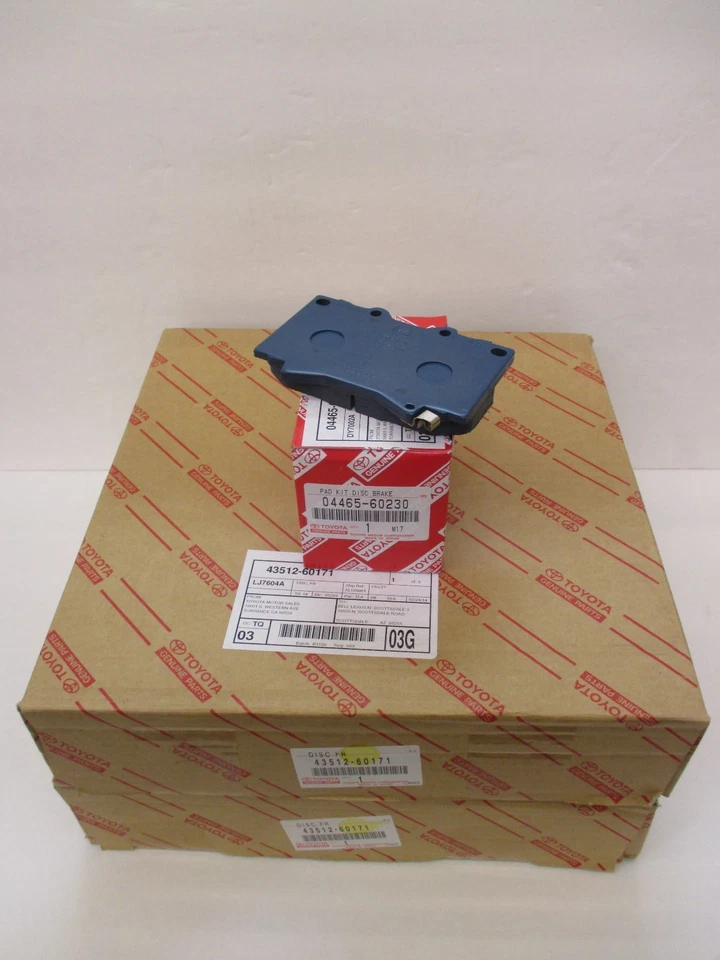 LEXUS OEM FACTORY FRONT BRAKE PADS AND ROTOR SET 2002-2007 LX470 - Image 1 of 1