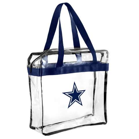 Dallas Cowboys CLEAR Messenger Tote Bag Purse - Meets Stadium Security Reqs Cover