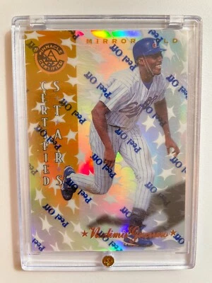 1997 Pinnacle Certified MIRROR GOLD #137 com revestimento Vladimir Guerre, HOF, Expos - Imagem 1 de 2