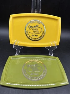2 VTG 1970s Trays Stolen from Mabel's Whore House Las Vegas NV Souvenir Brothel - Picture 1 of 8