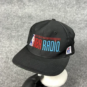 Vintage NBA RADIO Hat Cap The Game Black Dome Snapback Basketball Hat - Picture 1 of 8