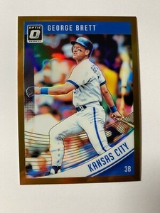 2018 Panini Donruss Optic Bronze Holo Refractor #97 George Brett