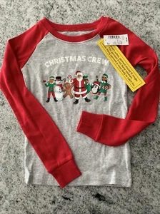 Size 6 Long Sleeved Unisex Christmas Santa Shirt Children’s Place Brand New - Picture 1 of 6