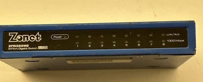 ZONET ZFS3228E 8 PORT GIGABIT SWITCH - Image 1 of 4