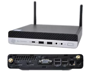 HP EliteDesk 800 G3 Mini 256/512GB NVMe SSD i3 i5 i7 8/16/32GB RAM WLAN Win - Bild 1 von 1