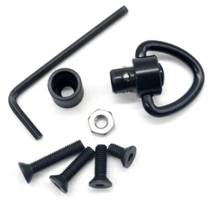 Juego de 4 tornillos largos ""Forma de corazón"" QD cabestrillo base giratoria Kit negro envío gratuito - Imagen 1 de 10