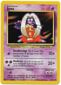 1999 WOTC Pokemon Game Base Set 31/102 Jynx Non-Holo MINT Basic - Picture 1 of 9