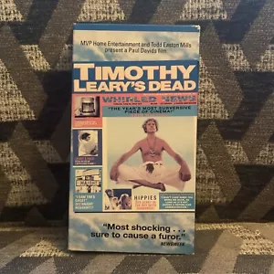TIMOTHY LEARY'S DEAD VHS 1998 MVP Moody Blues Psychedelic Documentary - Picture 1 of 5