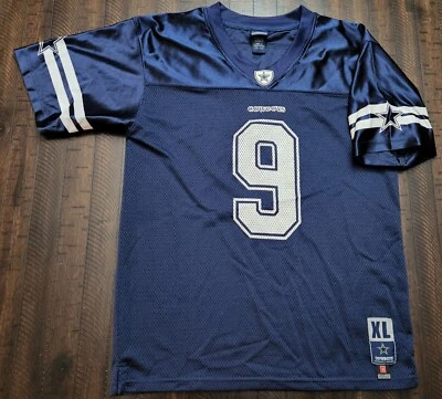 Camiseta deportiva de los Dallas Cowboys Tony Romo juvenil XL azul Foto 1 de 4