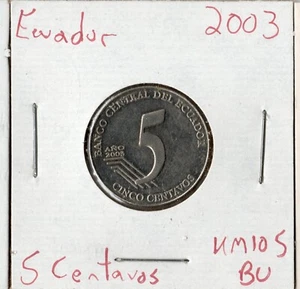 Moneda Ecuador 5 centavos 2003 KM105 - Imagen 1 de 1