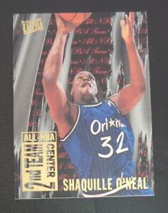 🏀👀1995-96 Fleer Ultra Shaquille O'neal All NBA 2nd Team 8 Orlando Magic
