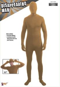 Verschwindender Mann Erwachsene BodySuit Overall und Maske sortiert farben - Bild 1 von 6
