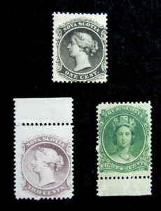 CANADA/NOVA SCOTIA - SC0TT# 8-9,11 - MH - CAT VAL $45.00 - Picture 1 of 2