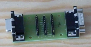 T-Adapter für Schnittstellen, Verzweigung, Splitter, 9polig, UART, CAN etc. - Bild 1 von 3