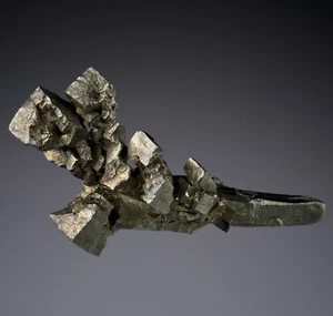 Akanthit nach Argentite Freiberg, Erzgebirge, Sachsen, Deutschland 1212-4651 - Bild 1 von 3