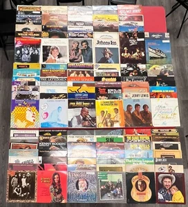 (121) Vinyl Record Collection COUNTRY, FOLK, JAZZ, etc w/Promo's etc $800+ value - Picture 1 of 13