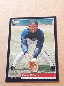 Rafael Belliard Atlanta Braves 1994 Score #303 MLB Baseball Card ATL Shortstop - Picture 1 of 4