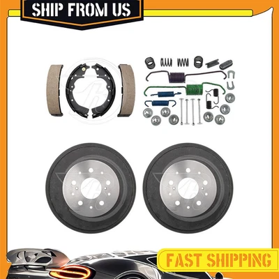 Kit de herrajes de tambores de freno y zapatas de freno traseras para Toyota Tacoma 1995-2004 tracción trasera Foto 1 de 4
