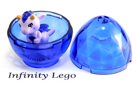 LEGO Lavender Baby Dragon Elves with Trans Purple Egg Emily Jones (41171 25472)