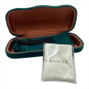 Gucci  Brillenetui Samt Grün + Beutel NEU ORIGINAL - Bild 1 von 2