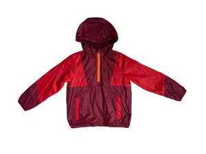 Lands End Half Zip Fleece Lined Windbreaker Kids Small (8) NWOT - Picture 1 of 3