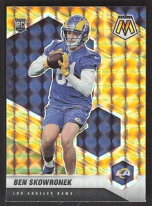 2021 Panini Mosaic #399 Ben Skowronek Prizm Reactive Yellow - Picture 1 of 2