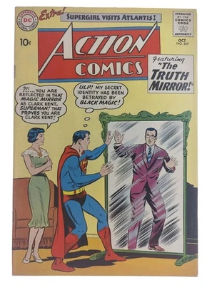 Action Comics #269 High-Mid Superman, Supergirl Curt Swan 1960 DC 10 Cent Golden - Image 1 of 4