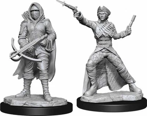 WizKids Deep Cuts Unpainted Miniatures: (W15) Bounty Hunter & Outlaw - Picture 1 of 1