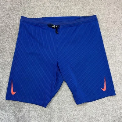 Nike Dri-Fit ADV Aeroswift Half Tights Royal Blue Running Shorts Mens - Size L - Image 1 of 4