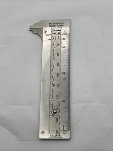 The Executive Pocket Chum SAE & Metric Caliper Inside Outside GC, USA - Picture 1 of 7