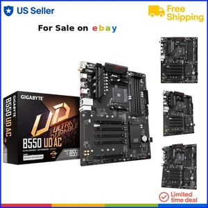 Motherboard B550 ATX DDR4 AMD Ryzen 5000 PCIe 4.0 Dual M.2 SATA 6Gb/s - Picture 1 of 9