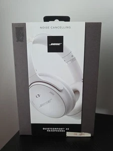 Casque supra-auriculaire sans fil antibruit Bose QuietComfort 45 - Blanc - Photo 1 sur 3