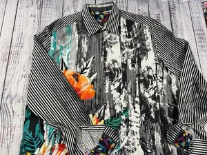 NUEVA Camisa Robert Graham Talla 3XL Abotonada RARA 0074 - Imagen 1 de 9
