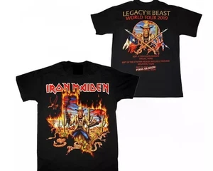 Iron Maiden Legacy of the Beast Tour 2022 Double Sided Concert T tshirt - Picture 1 of 1
