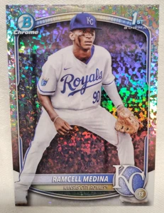 Rancell Medina 2025 Bowman Chrome BCP-187 Rookie 1st Pearl Refractor - Imagen 1 de 5