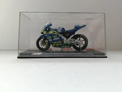 MODELLINO MOTO HONDA RC211V MOTO GP 2004 SETE GIBERNAU SCALA 1/24 - Immagine 1 di 4