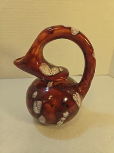 Vintage LN pottery Art Deco Teapot, Vase, Vinegar Dispenser Mauve/pink Glaze - Picture 1 of 6