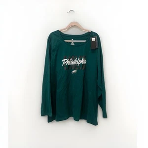 NFL Team Apparel - Philadelphia Eagles SUPER BOWL- Long Sleeve T-shirt - Womens - Picture 1 of 3